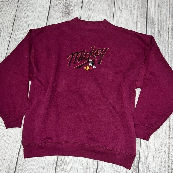 Vintage Mickey & Co. USA Made Embroidered Sweatshirt - Picture 1 of 10